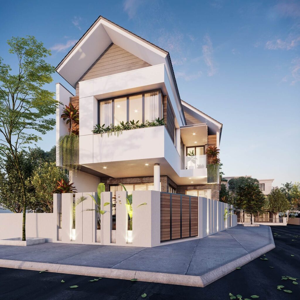 thiet ke nha 2 mat tien kinh doanh