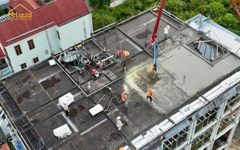 Quy Trình Xây Dựng Phần Thô Tại Nam Huy Home