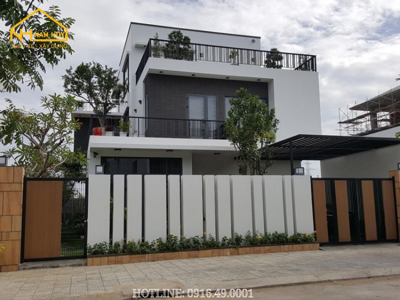 Mẫu hàng rào hiện đại cho nhà phố, thiết kế gọn gàng, tối ưu diện tích và đảm bảo an ninh