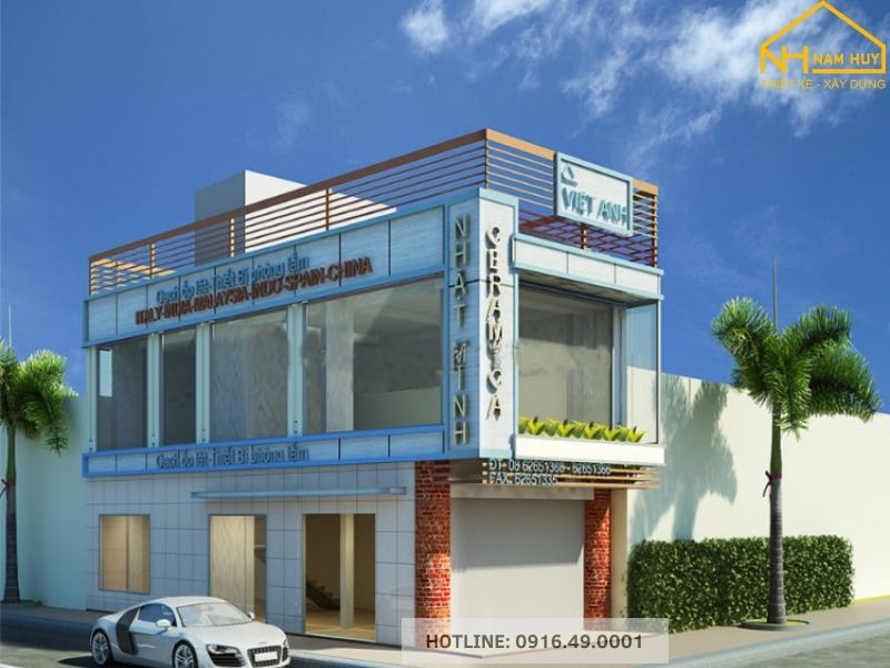Không gian gác lửng bố trí linh hoạt và đẹp mắt cho mẫu thiết kế nhà ống 2 tầng đẹp tại Đà Nẵng