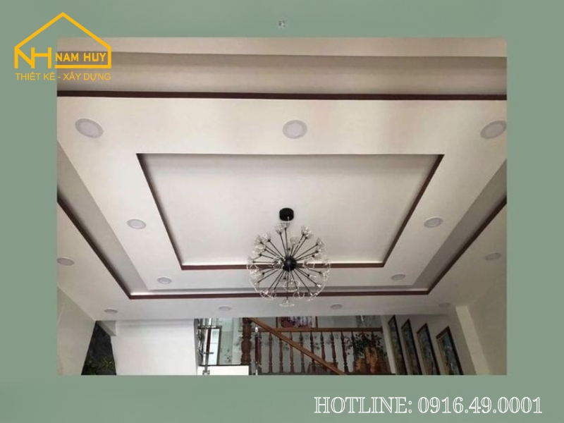 Kích thước chuẩn của trần thạch cao phổ biến
