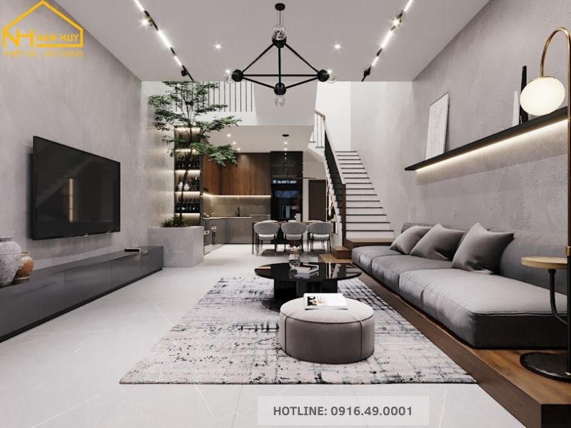 Thiết kế mẫu nhà biệt thự phong cách hiện đại tối giản