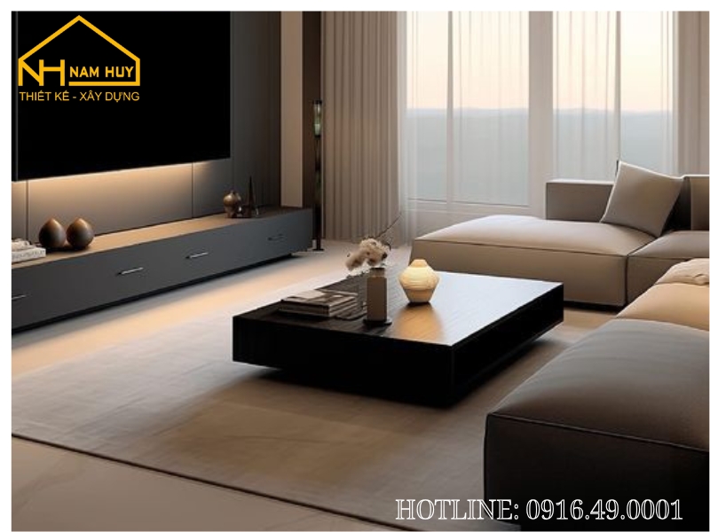 Phong cách hiện đại tối giản sang trọng