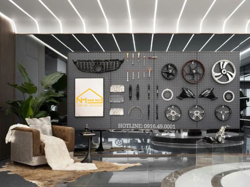 Tạo không gian xanh trong showroom