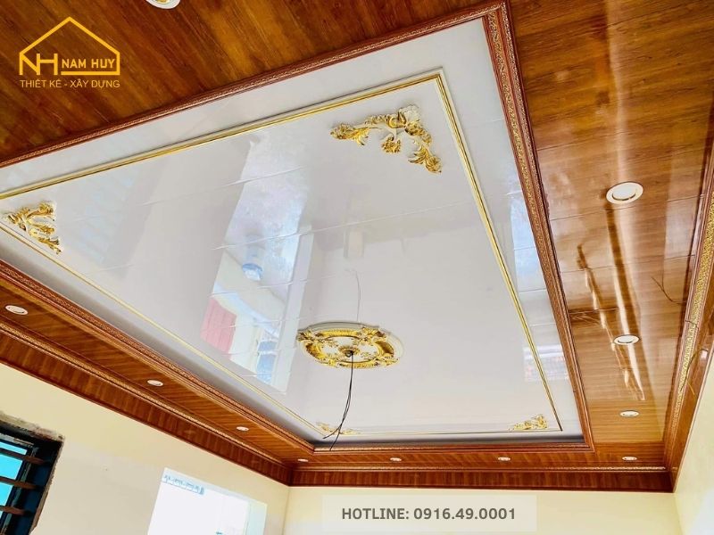 Trần nhà nhựa bền nhẹ đẹp và sang trọng