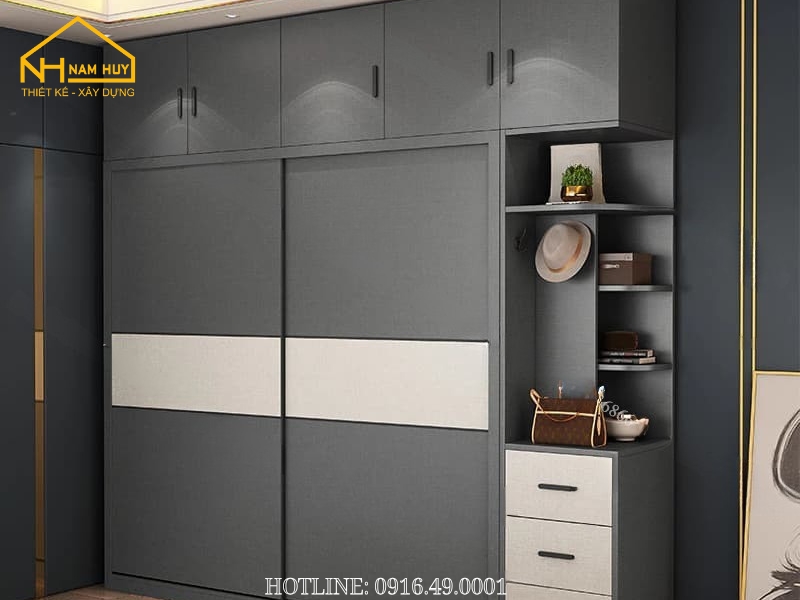 Tủ quần áo thông minh với nhiều chức năng tích hợp cho căn hộ nhỏ