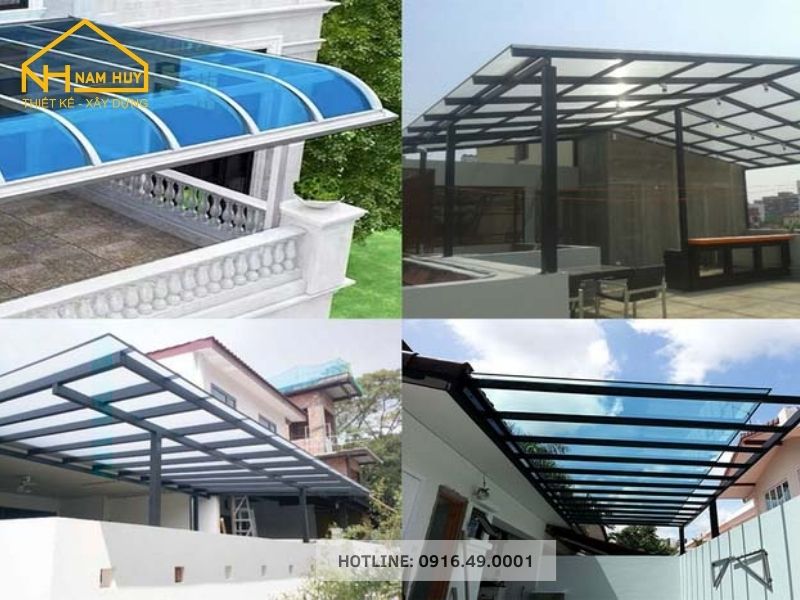 Hệ thống mái vòm và mái kính polycarbonate cho công trình hiện đại