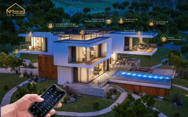 Biệt thự thông minh điều khiển giọng nói
