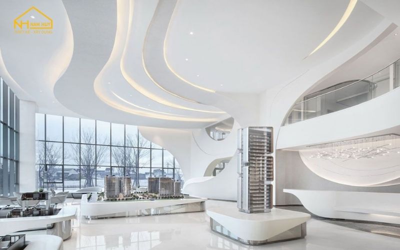 Thiết kế khách sạn phong cách Futuristic