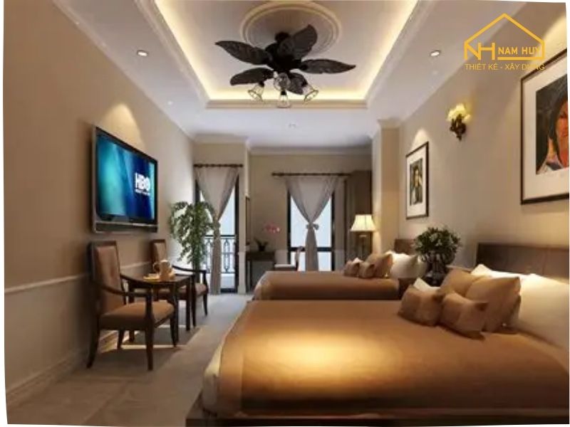 Thiết kế khách sạn phong cách Á Đông tinh tế